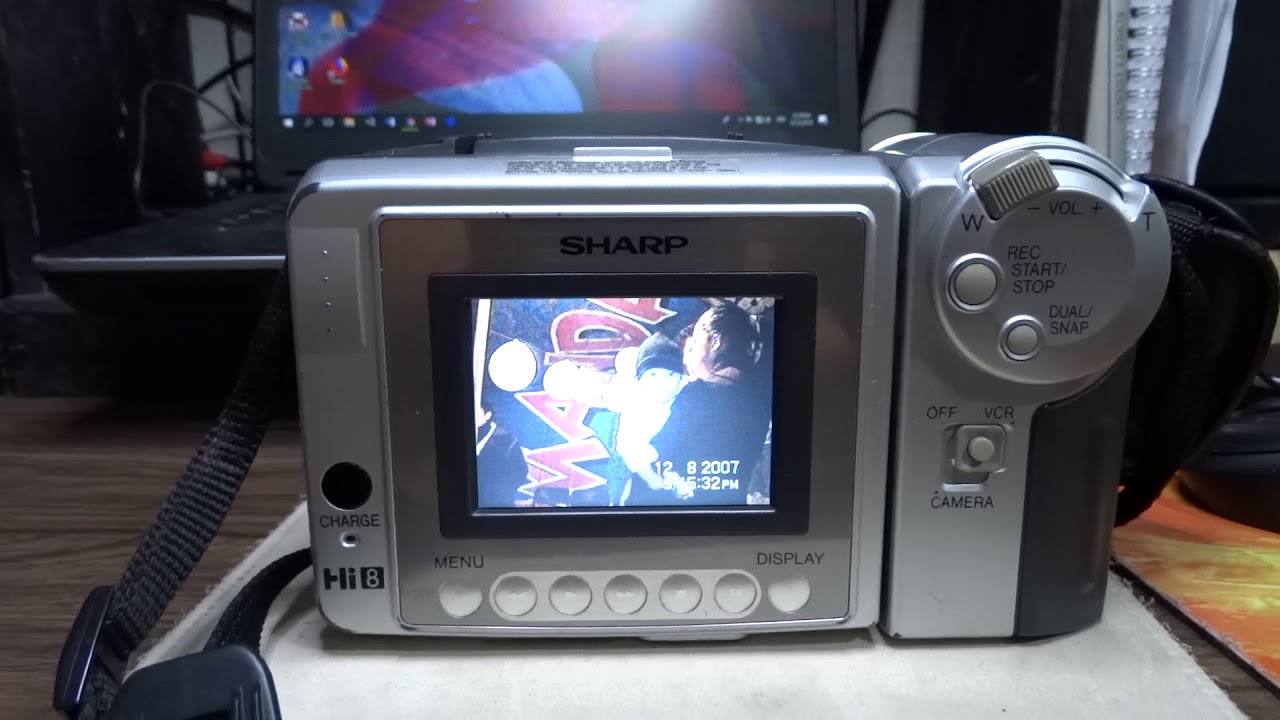 Camara De Video 8mm Sharp Vl-ah150u