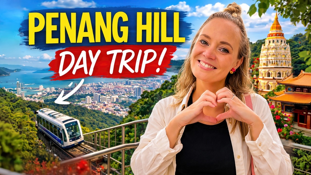 Penang Hill Malaysia & Buddhist Temples! Travel Vlog
