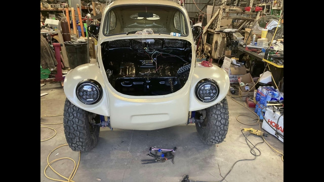 1973 Vw Split Window tribute Baja bug Collage 30 day build