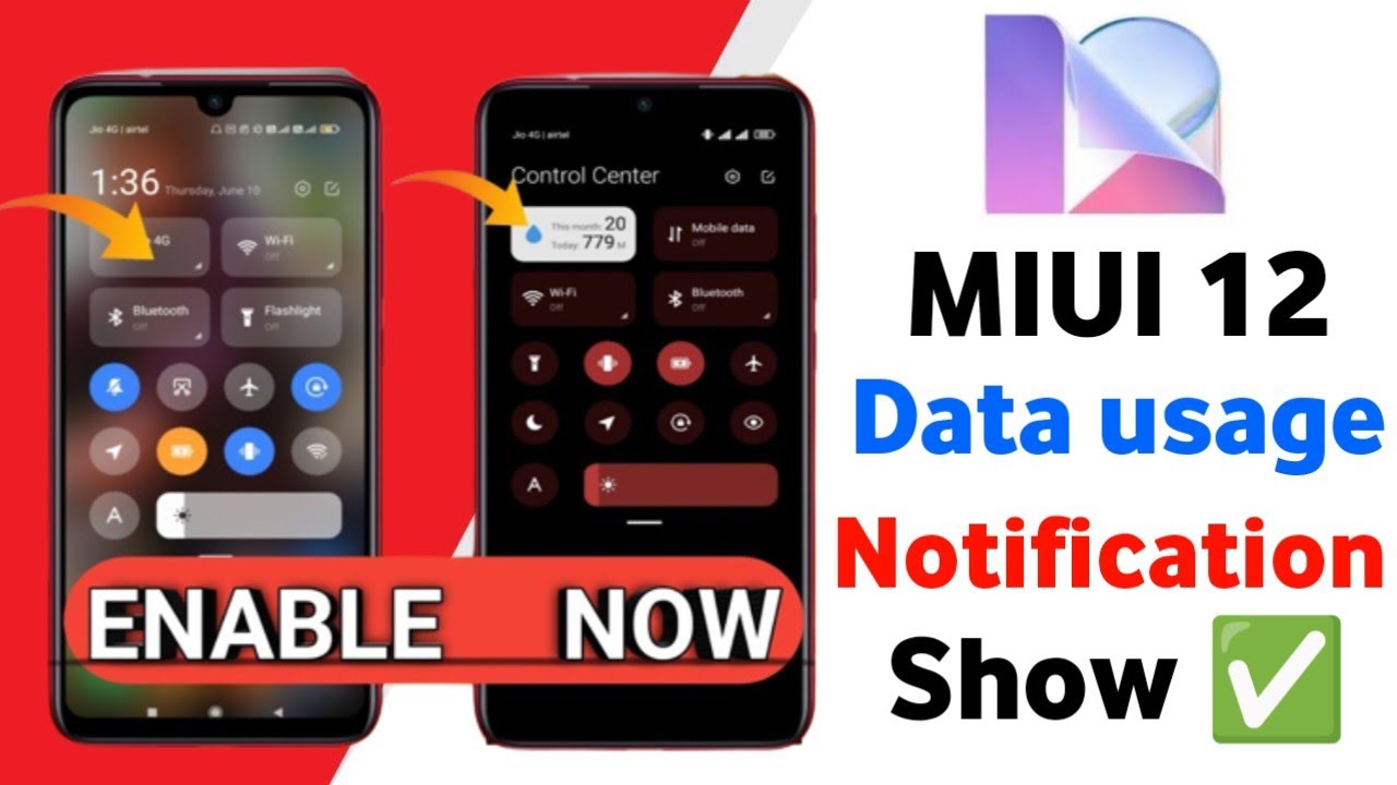 how to show data usage in redmi Phone ! miui 12 daily data usage option