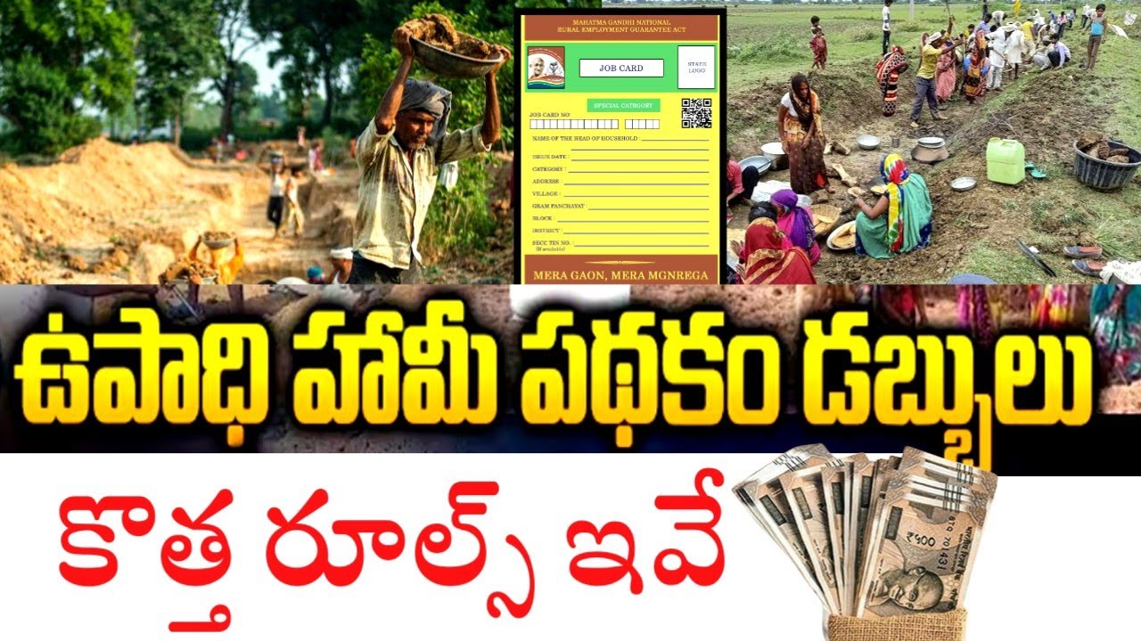 100 Days Work details in Telugu | 100 Rojulu Work Payment information