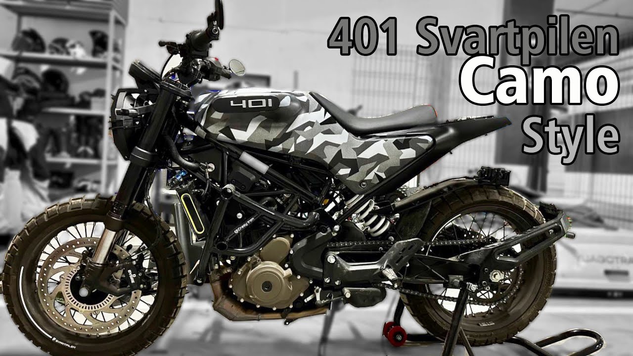 Husqvarna 401 Camo paintwork process