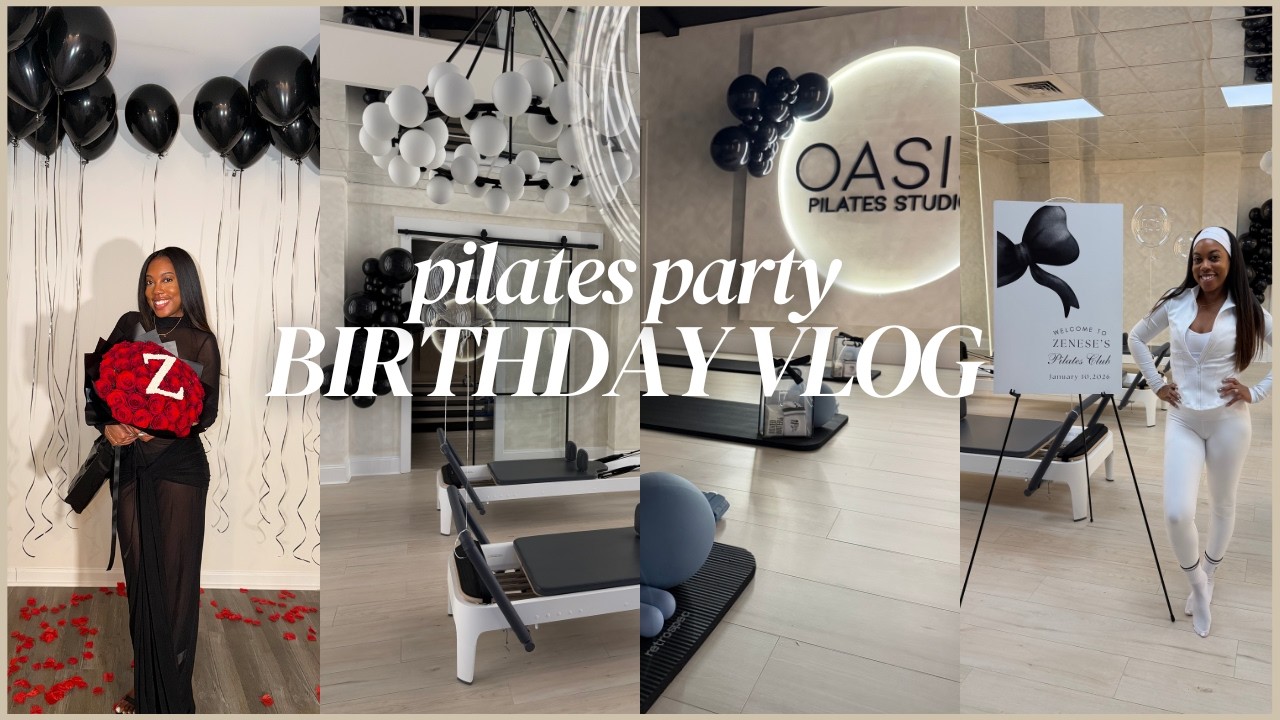 Pilates Party | Birthday Vlog | The Ultimate Private Pilates Event