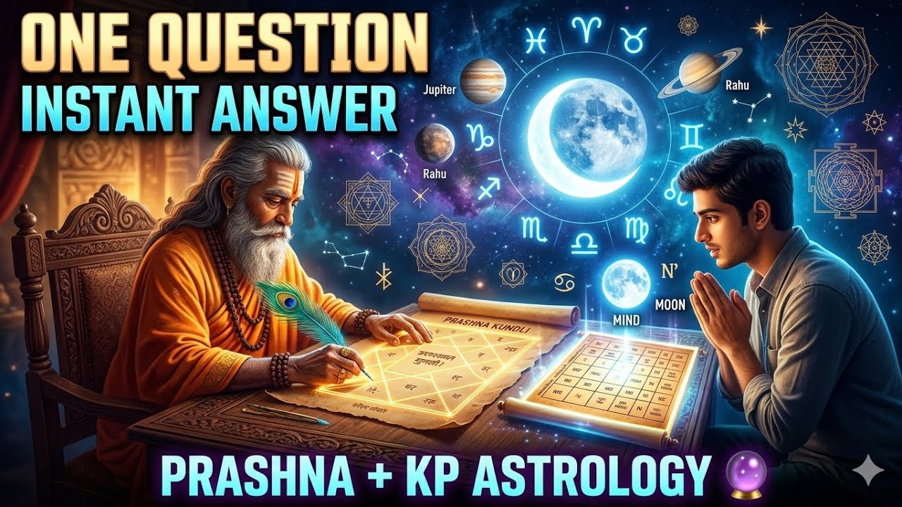 प्रश्न शास्त्र का रहस्य 🔮 | बिना जन्म कुंडली के भविष्य कैसे जानें?  Prashna Shastra Explained | 