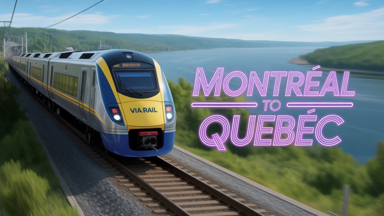 I Tried Canada’s Fancy Train, Via Rail Business Class - Montreal to Quebec