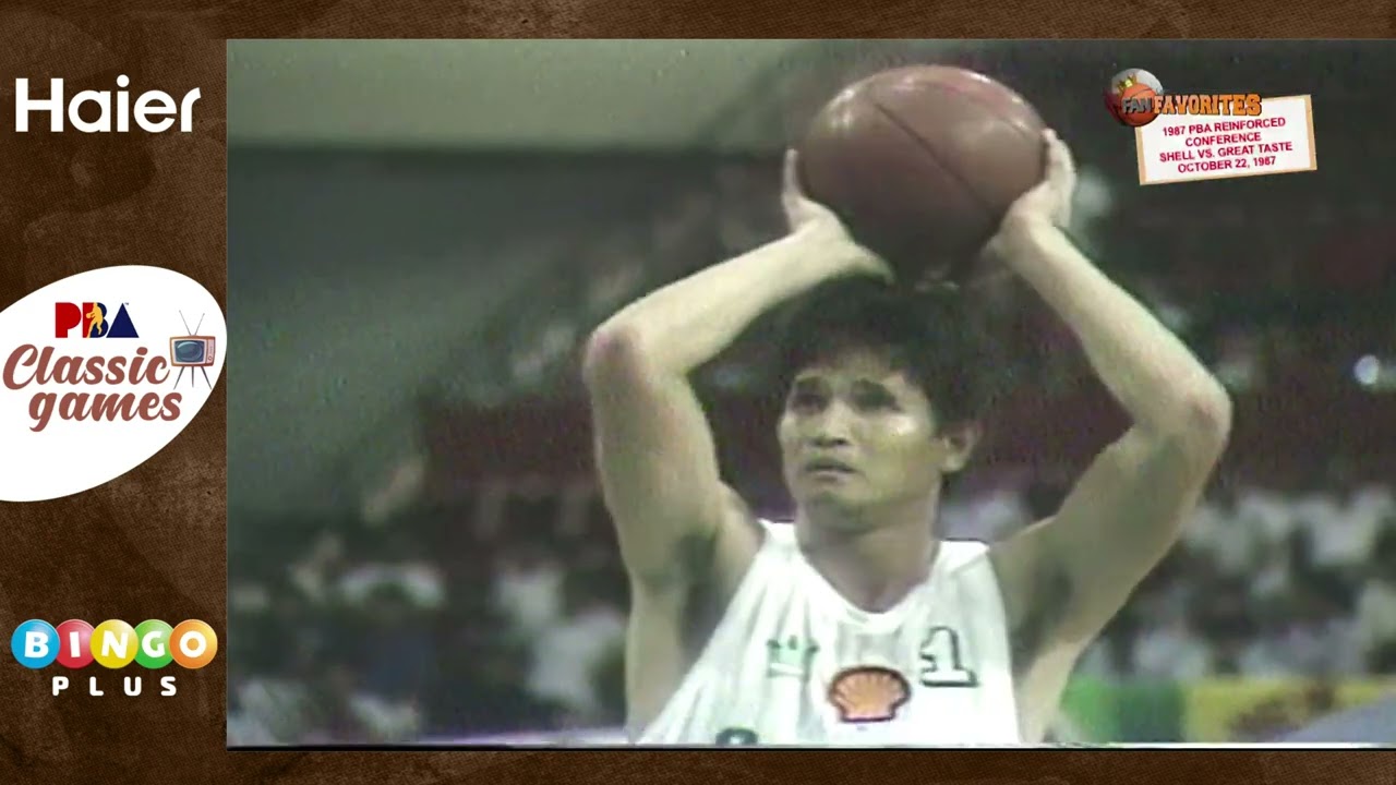 #PBAClassicGames GREAT TASTE VS. SHELL | 1987 Reiforced Conference - 2nd Quarter