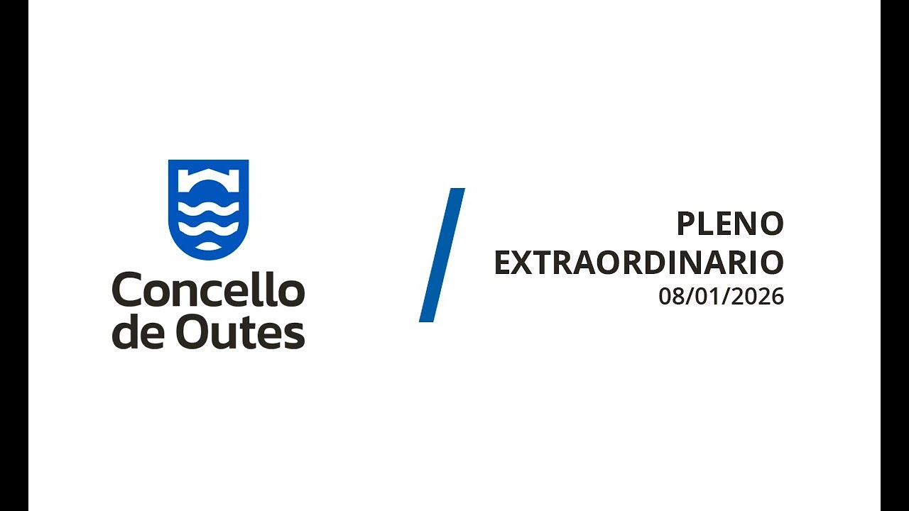 Pleno extraordinario (xaneiro do 2026)