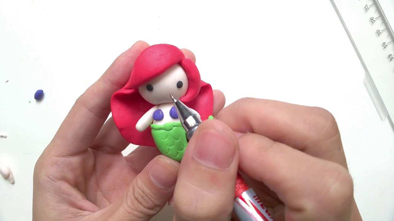 Ariel Little Mermaid || Polymer Clay Tutorial