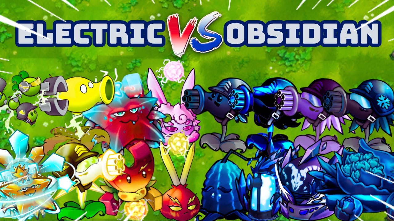 PvZ1 Fusion 3.4 Challengess!!! Team Electric vs Team Obsidian | Who Will Win???