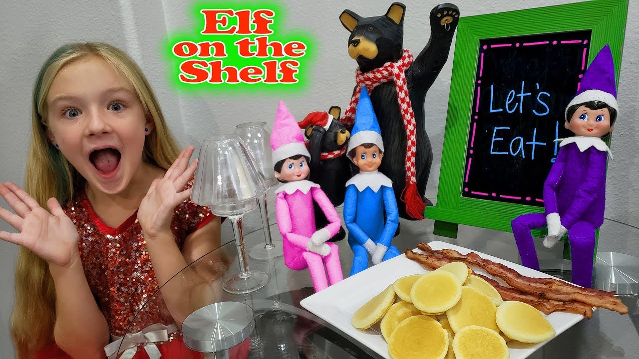 Elf On The Shelf Breakfast! Pancakes for Dinner Day 13!!