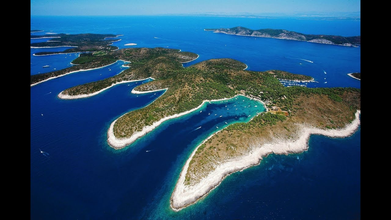 Croatia's Dalmatian Coast - Near Zadar - Drone Video