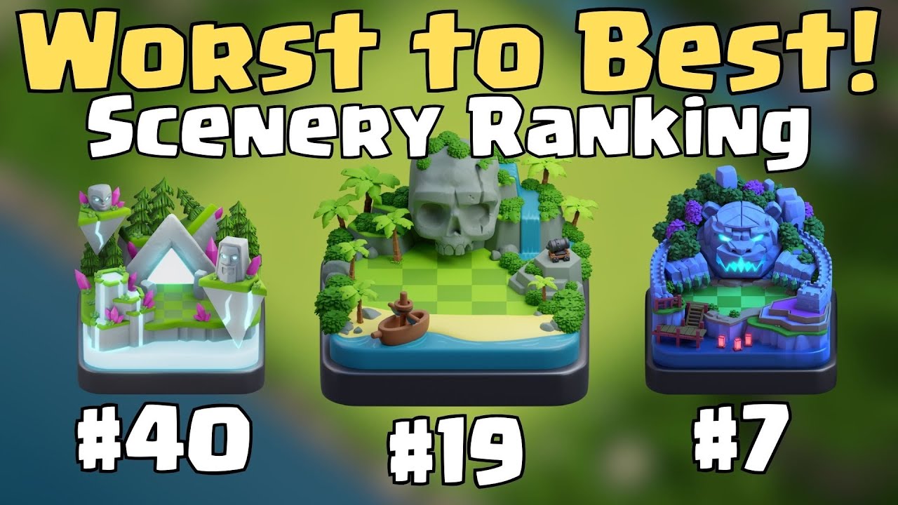 Рейтинг всех пейзажей в Clash of Clans от худшего к лучшему!
