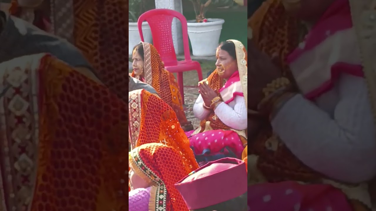 सामूहिक हनुमान चालीसापाठ भक्तजनो द्वारा सुंदर काण्ड व भागवत कथा समापन पर हवन किया जा रहा है 