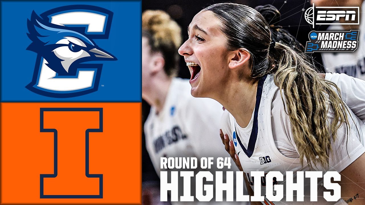 Round of 64: Creighton vs. Illinois | Women's NCAA Tournament | Full Game Highlights