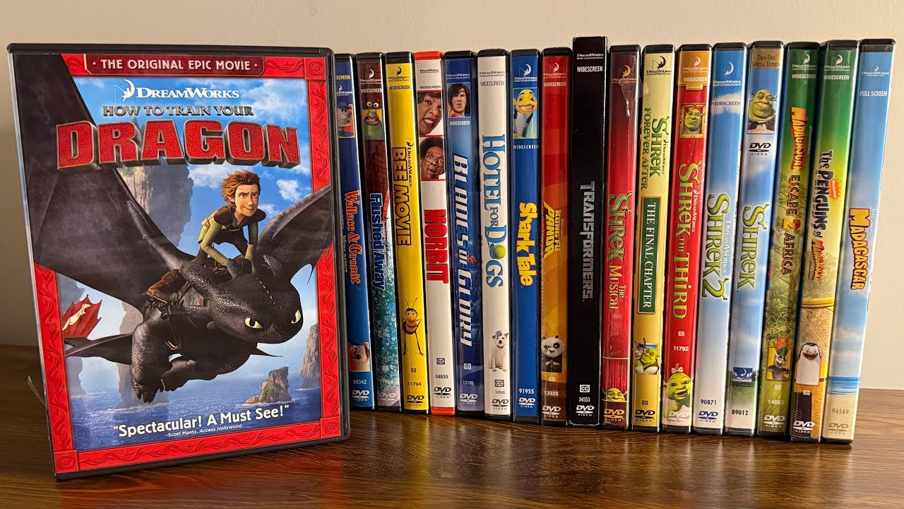 Моя коллекция DVD DreamWorks