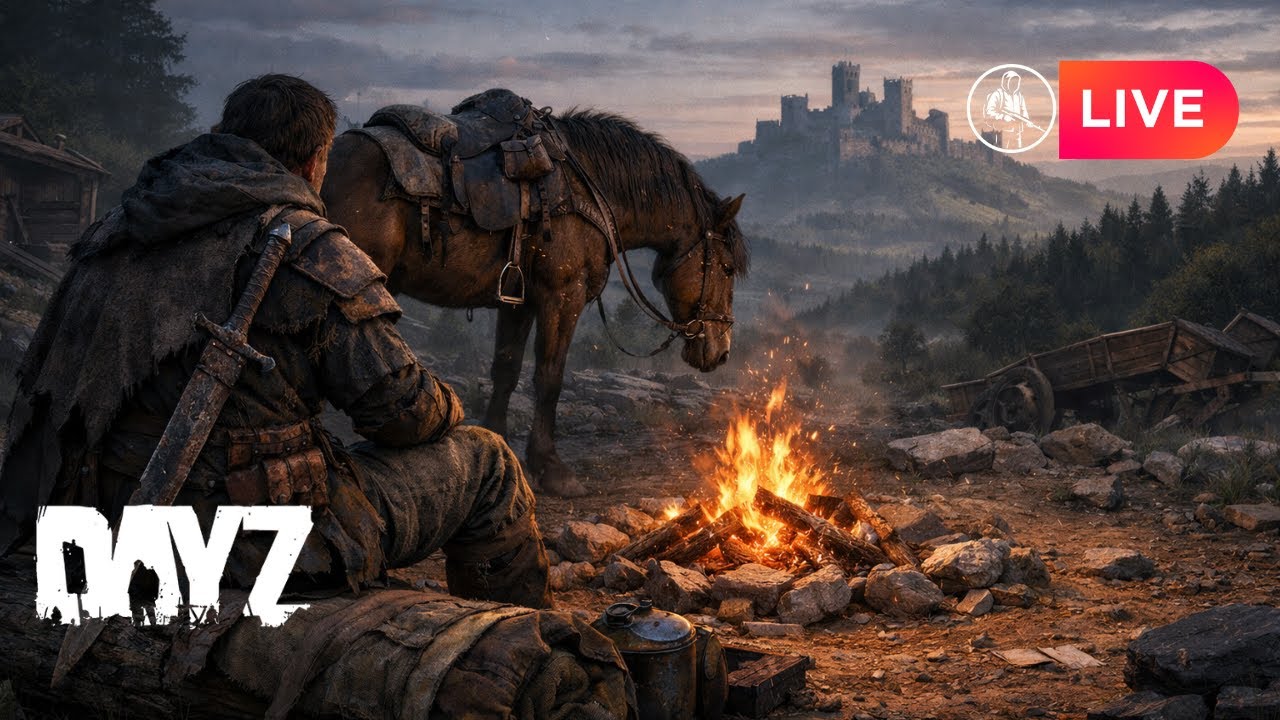 Playing DayZ on a Medieval PvE Server | 1440p Livestream