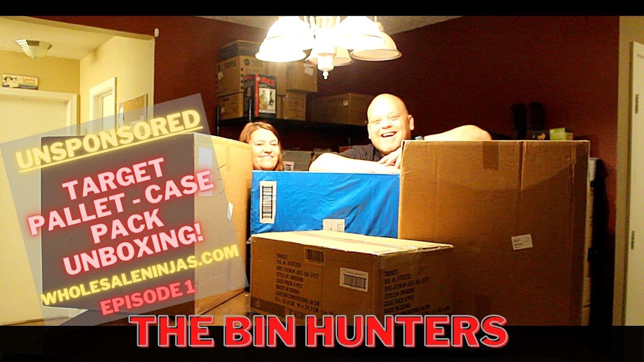 WholesaleNinjas.com Target Case Pack Pallet Unboxing!  Unsponsored!! Episode 1!