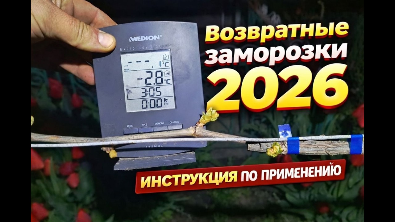Возвратные заморозки  спасаем виноград   инструкция по применению