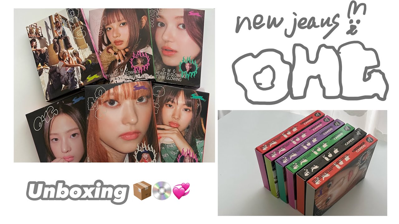 NewJeans "OMG" unboxing 開封式🐇➰💗