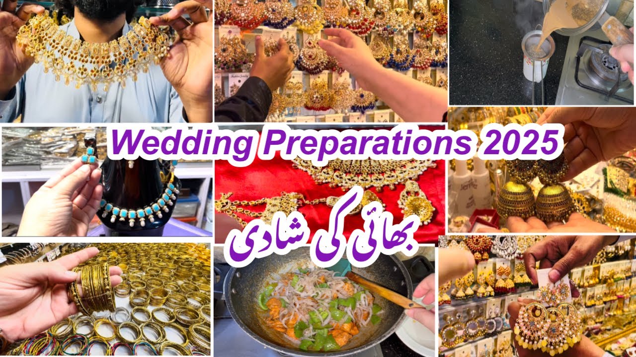 Wedding preparations2025|Mere bhai ki shadi ki tayariyan|Shadi ki jewellery shopping|Shopping vlog