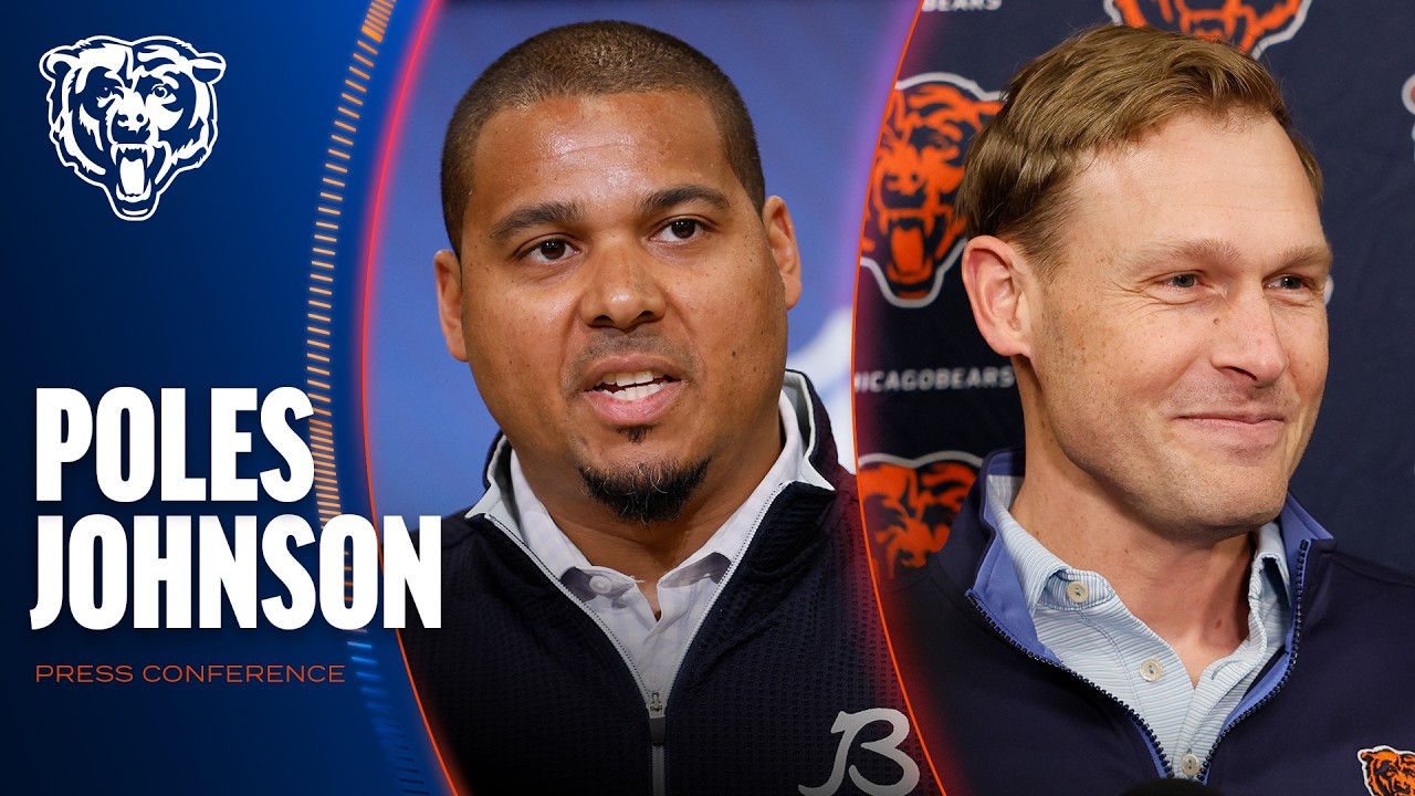 Ryan Poles, Ben Johnson address offseason strategy | Press Conference