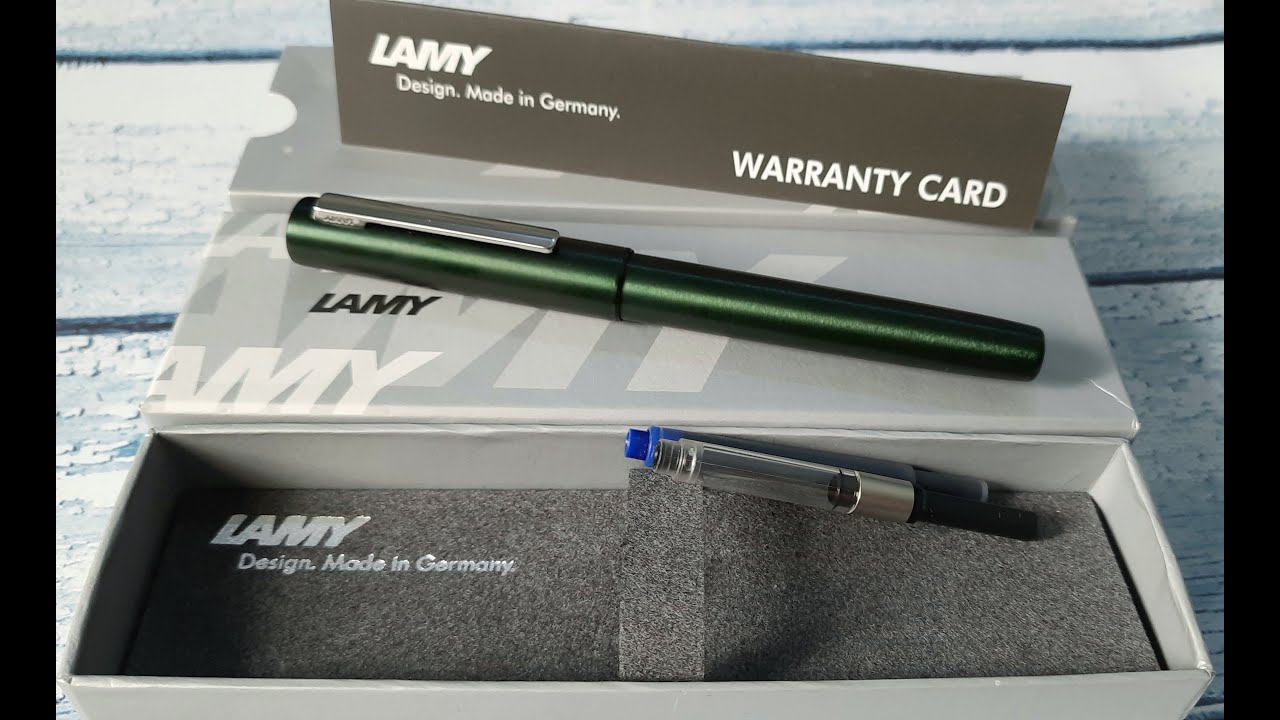 LAMY AION DARK GREEN UNBOXING