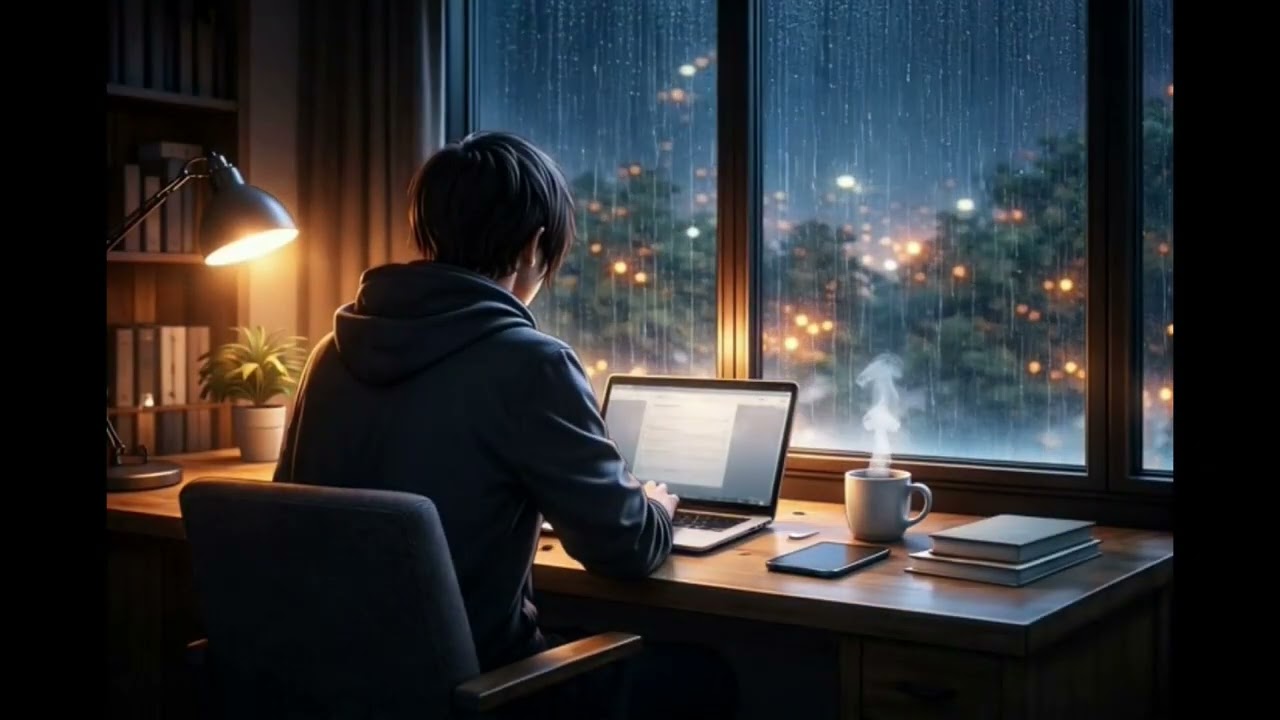 Rainy Window – Ruhige Fokusmusik03