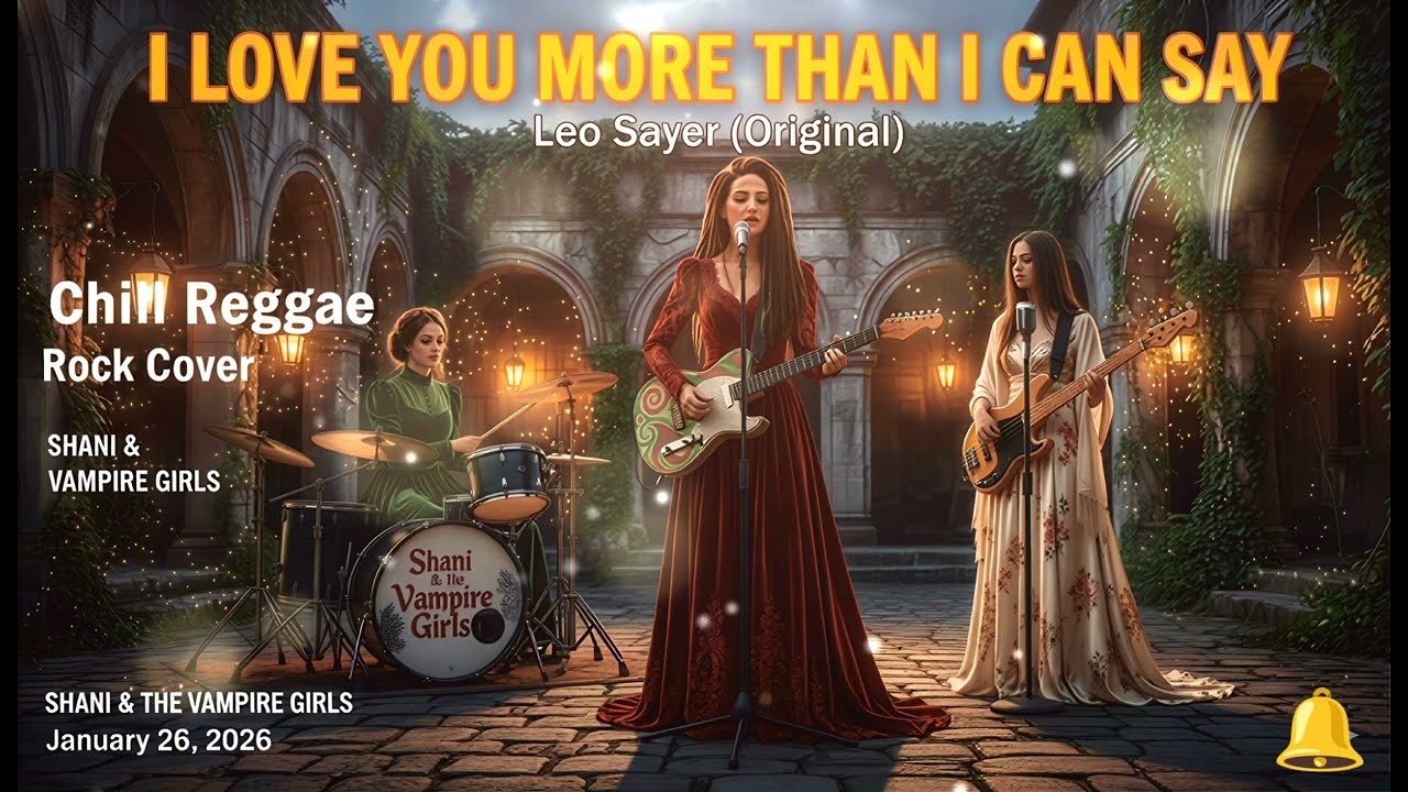 More Than I Can Say - Leo Sayer (Chill Reggae Cover) | Shani & The Vampire Girls