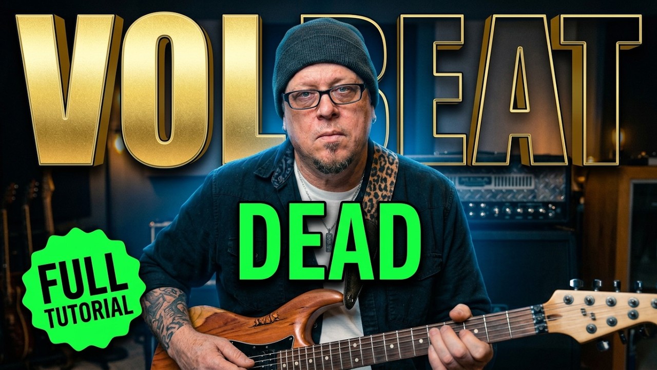 Volbeat Dead Guitar Lesson + Tutorial