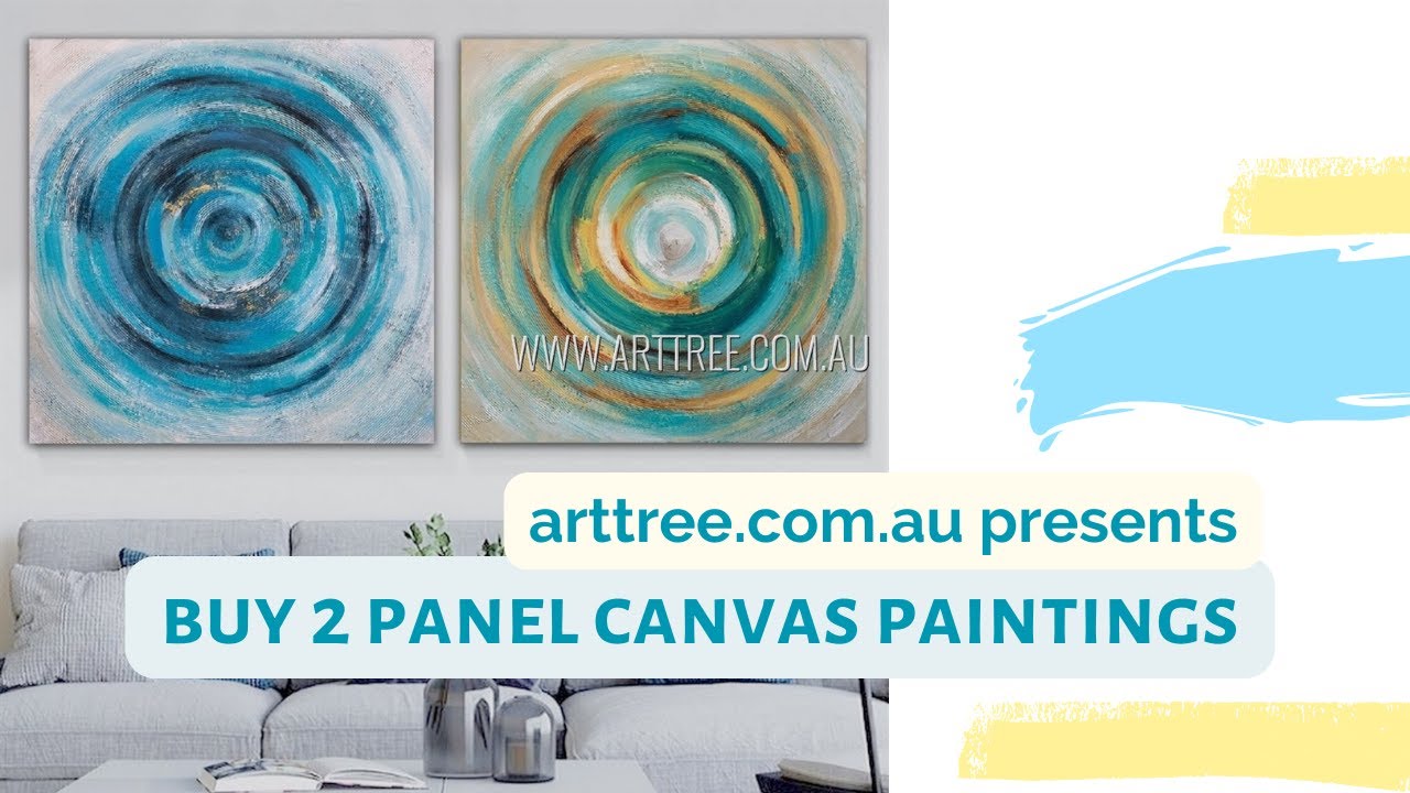 Buy 2 Panel Canvas Painting | Art Panels | Multi Piece Paintings | Arttree.com.au