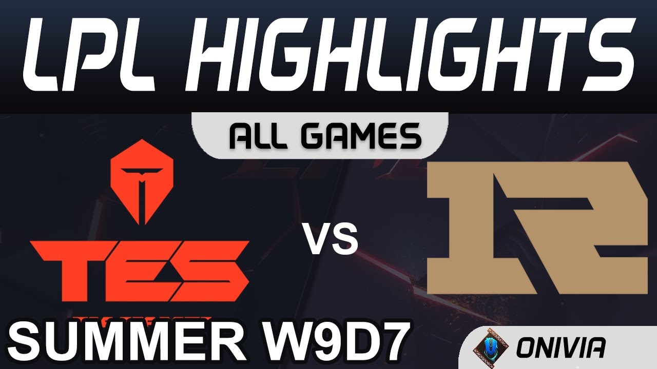 TES vs RNG Highlights ALL GAMES LPL Summer Season 2020 W9D7 Top Esports vs Royal Never Give Up by On