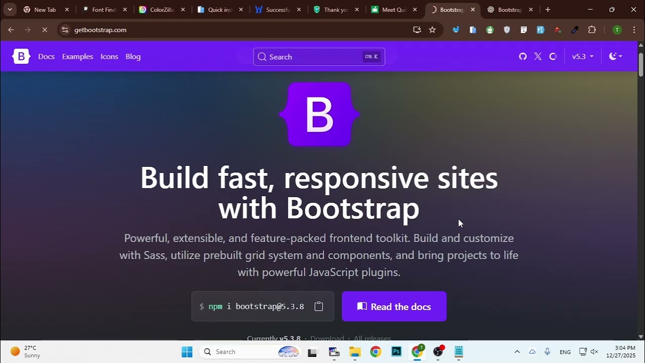 boostrap class 1