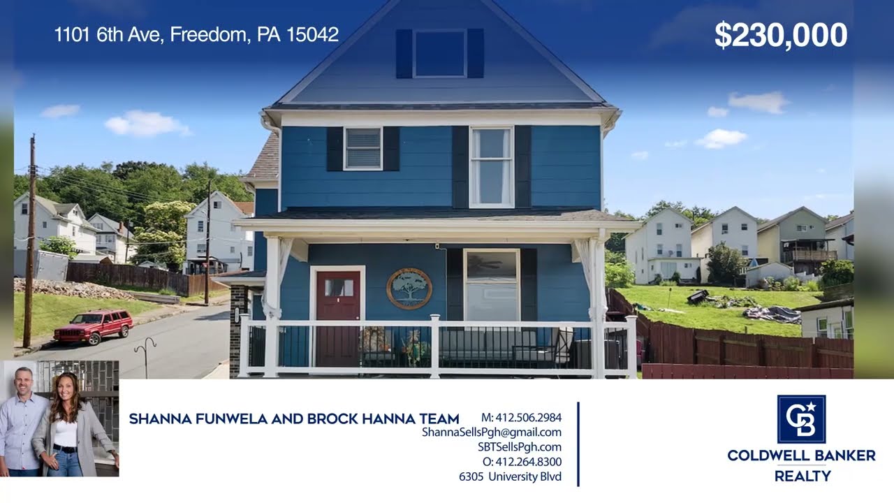 1101 6th Ave at a Glance! #FreedomPA #BeaverCounty