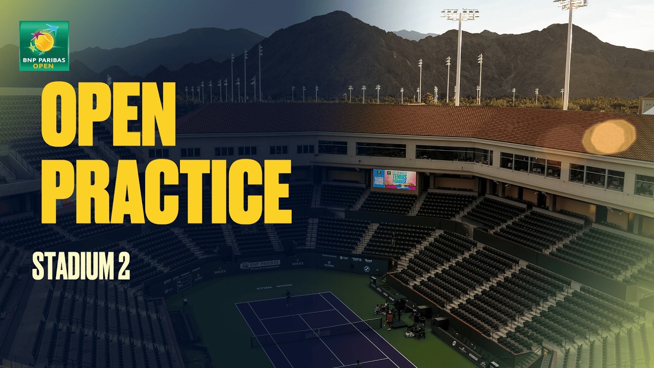 LIVE: Open Practice on Stadium 2 | BNP Paribas Open 2026 | 03.01.26