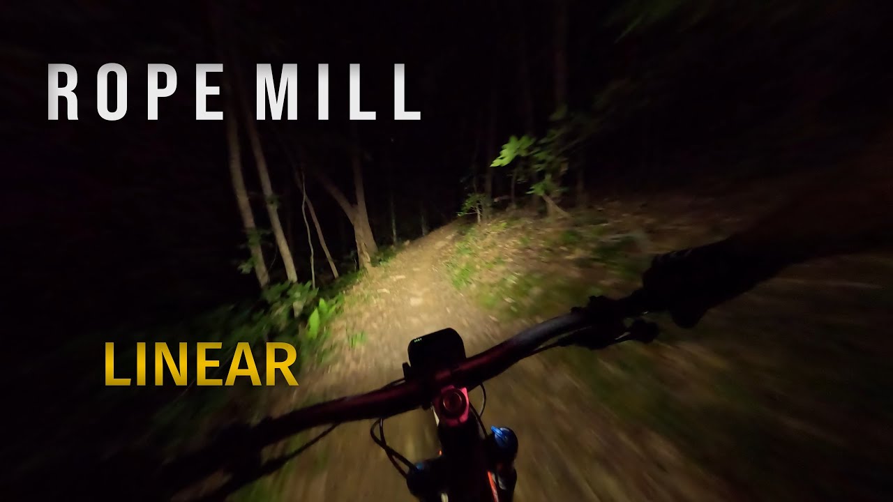 Rope Mill Night Ride | Linear POV MTB (No Music)