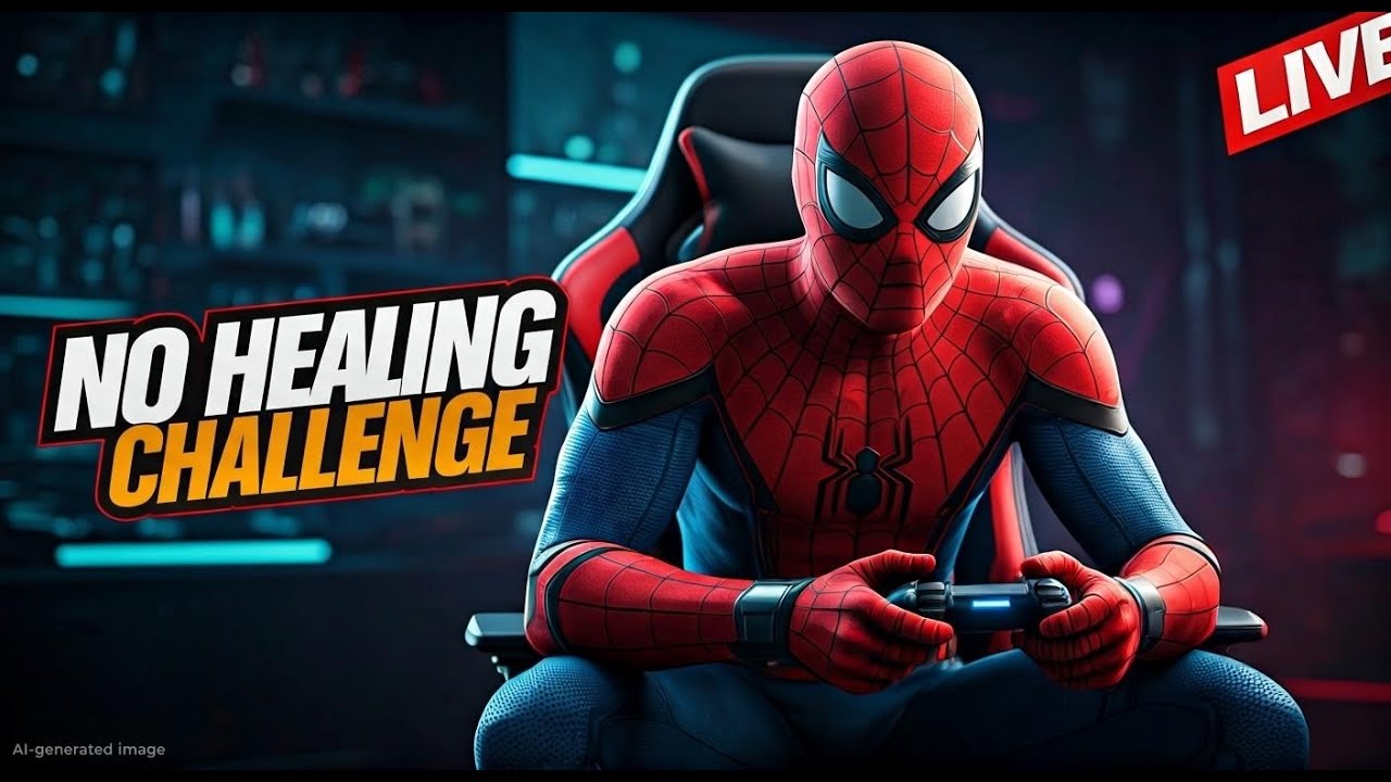 Spider-Man LIVE 🔴 | No Healing Challenge — Can I Survive?