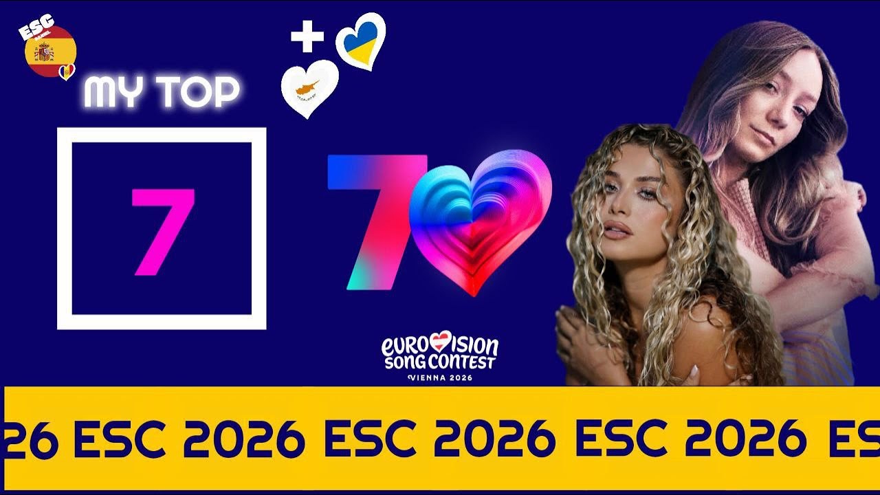 My TOP 7 (so far) of ESC 2026 (+🇺🇦🇨🇾)