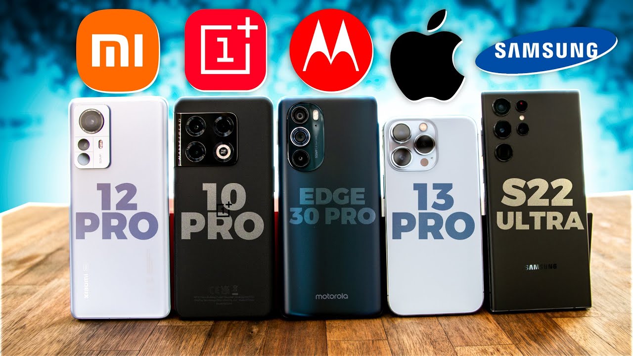 BATALHA das CÂMERAS - S22 ULTRA , XIAOMI 12 PRO, ONEPLUS  10 PRO, MOTO EDGE 30 PRO IPHONE 13 PRO
