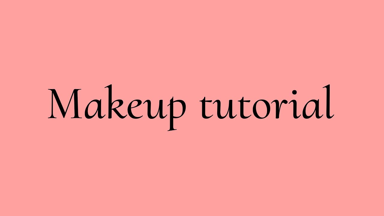 Primul meu video de pe youtube! ~Makeup tutorial!~🩷🎀