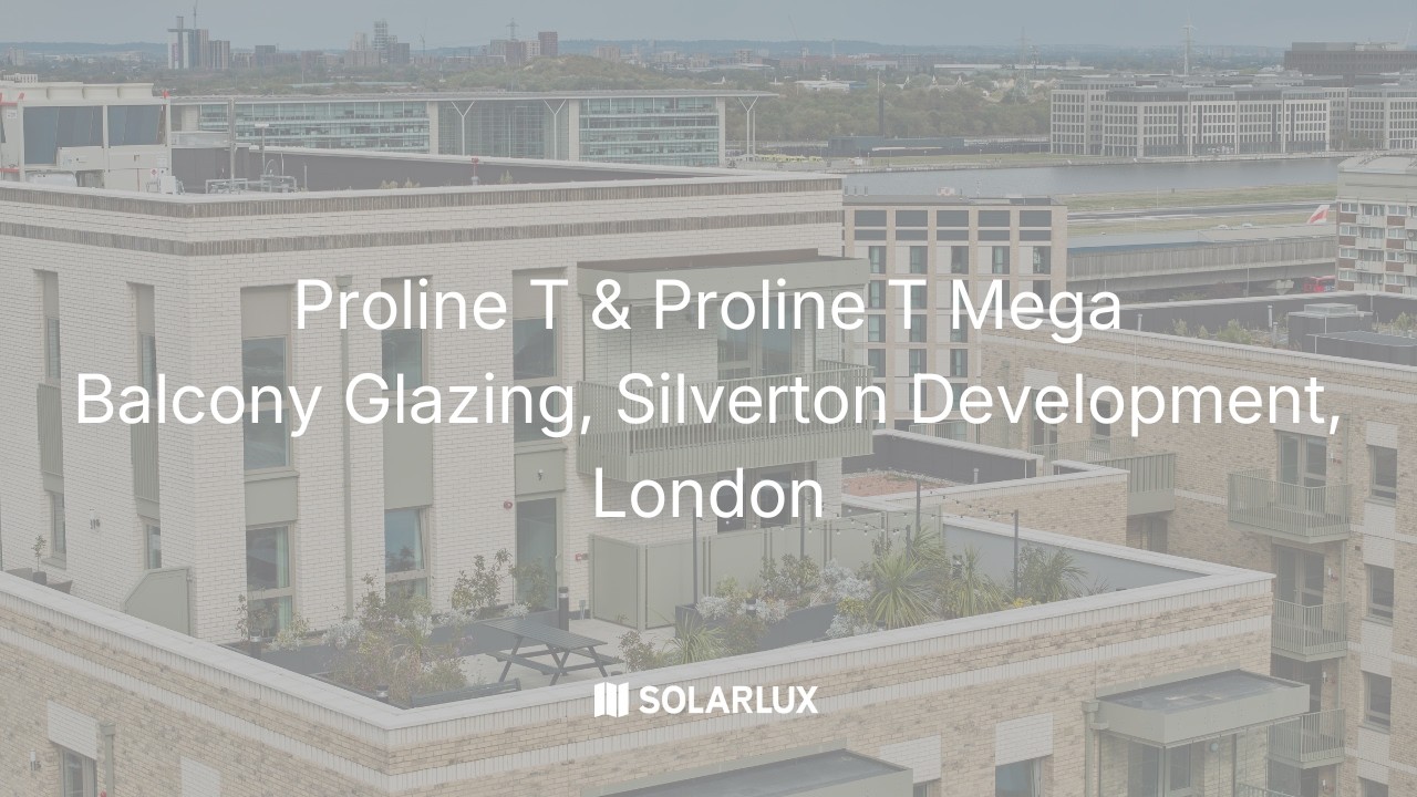 Balcony Glazing on High Rise, Central London