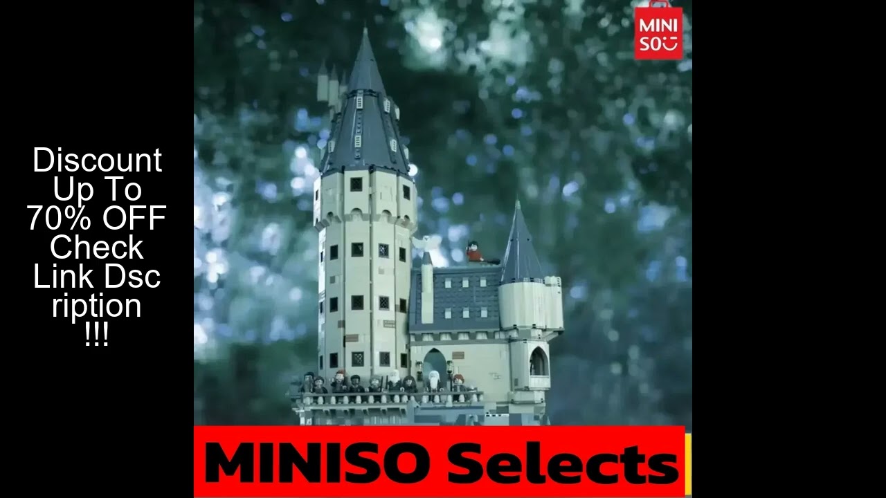 MINISO Creative Building Blocks Expert Main Tower Castle Model Kits  FIT 76454 Toys Home Decor Chris