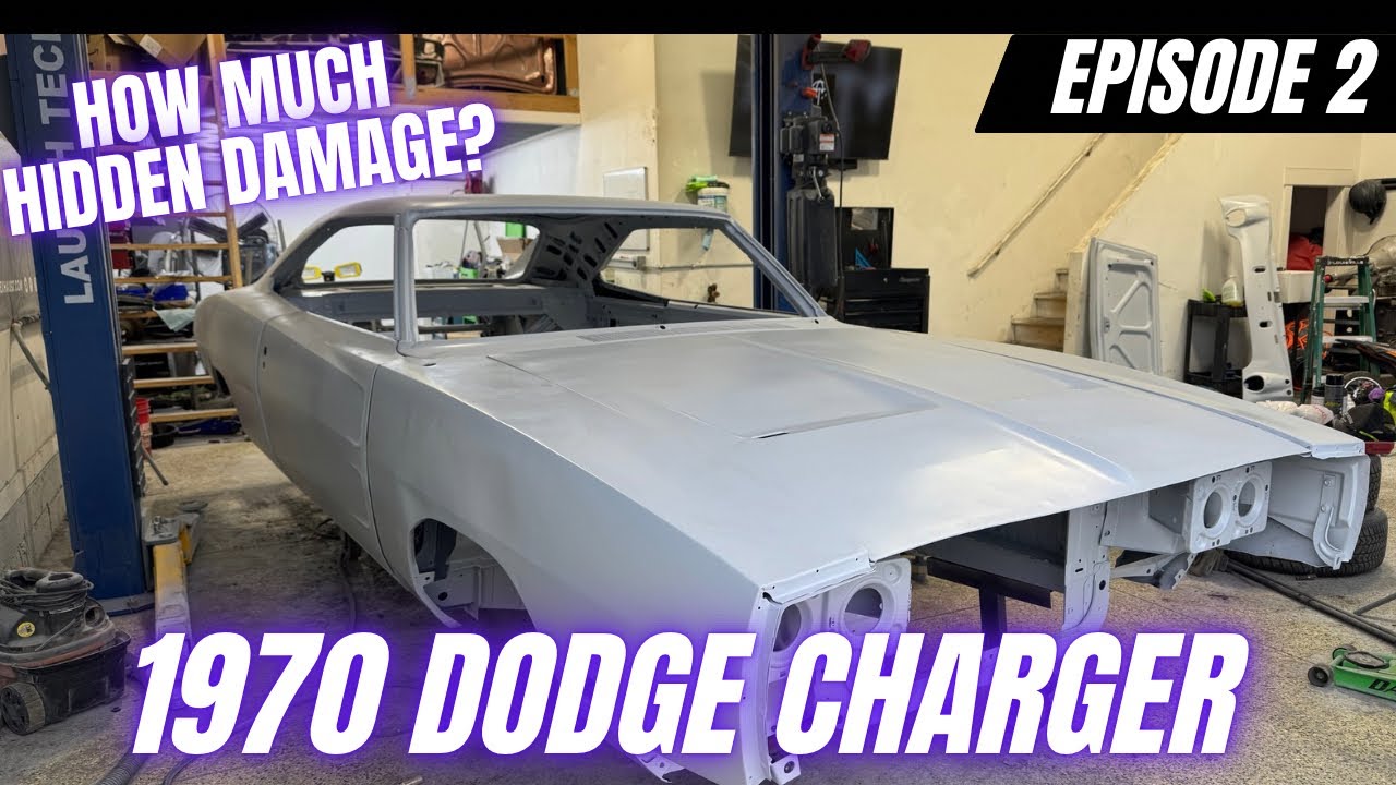 БРОШЕННЫЙ Dodge Charger 1970 года — Эпизод 2 — Пескоструйная обработка и эпоксидная смола — Сколь...