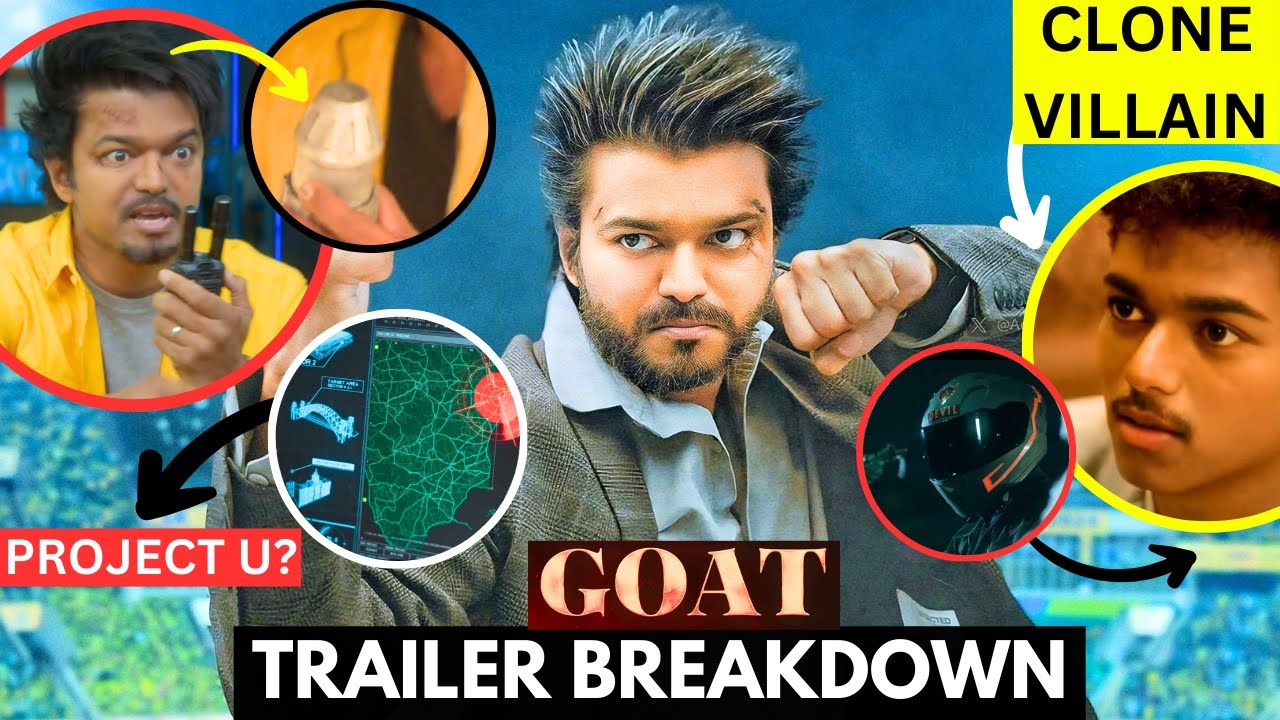 The Goat Trailer Breakdown & Hidden Details | The Greatest of All Time Trailer Breakdown | Vijay