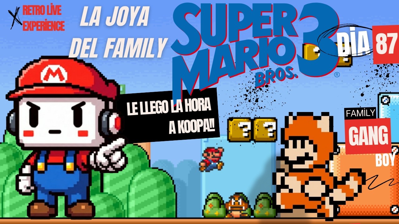 MAS SUPER MARIO BROS 3  que nunca!!!  todos los trucos / NES / dia 87