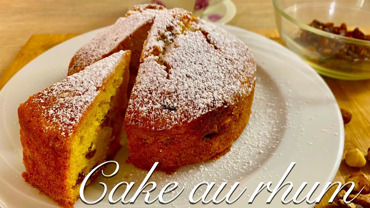 【ラムレーズンケーキ】ラム酒の効いた大人の味🥃【字幕付】/How to make Cake au rhum【簡単料理】