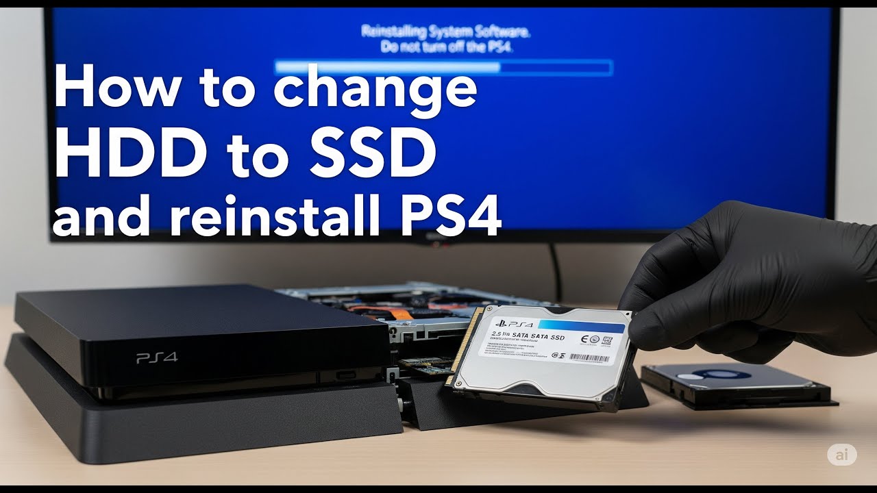PS4  SSD upgrade
