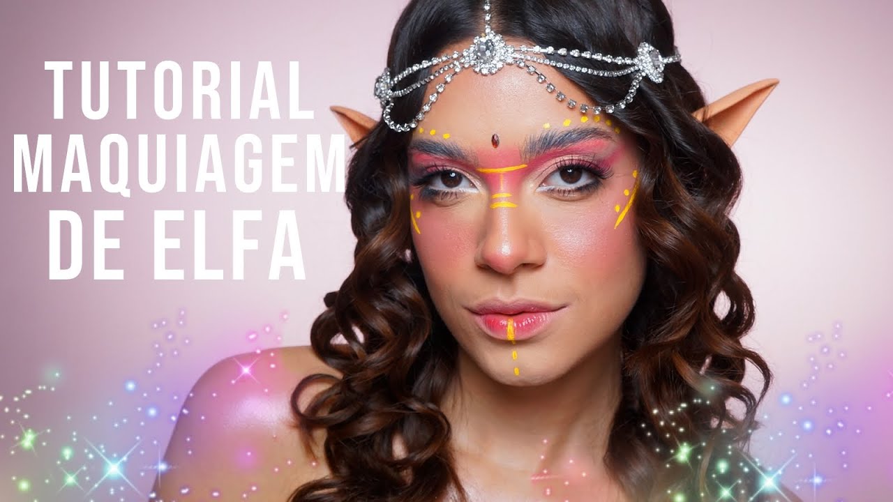 MAQUIAGEM DE ELFA (OU FADA) PRA VOCÊ USAR NAS FESTAS À FANTASIA!