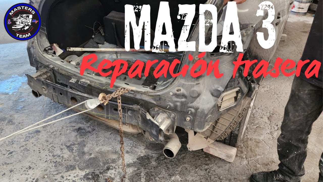 GOLPE TRASERO A REPARACIÓN, SE CUADRO Y ENDEREZO.