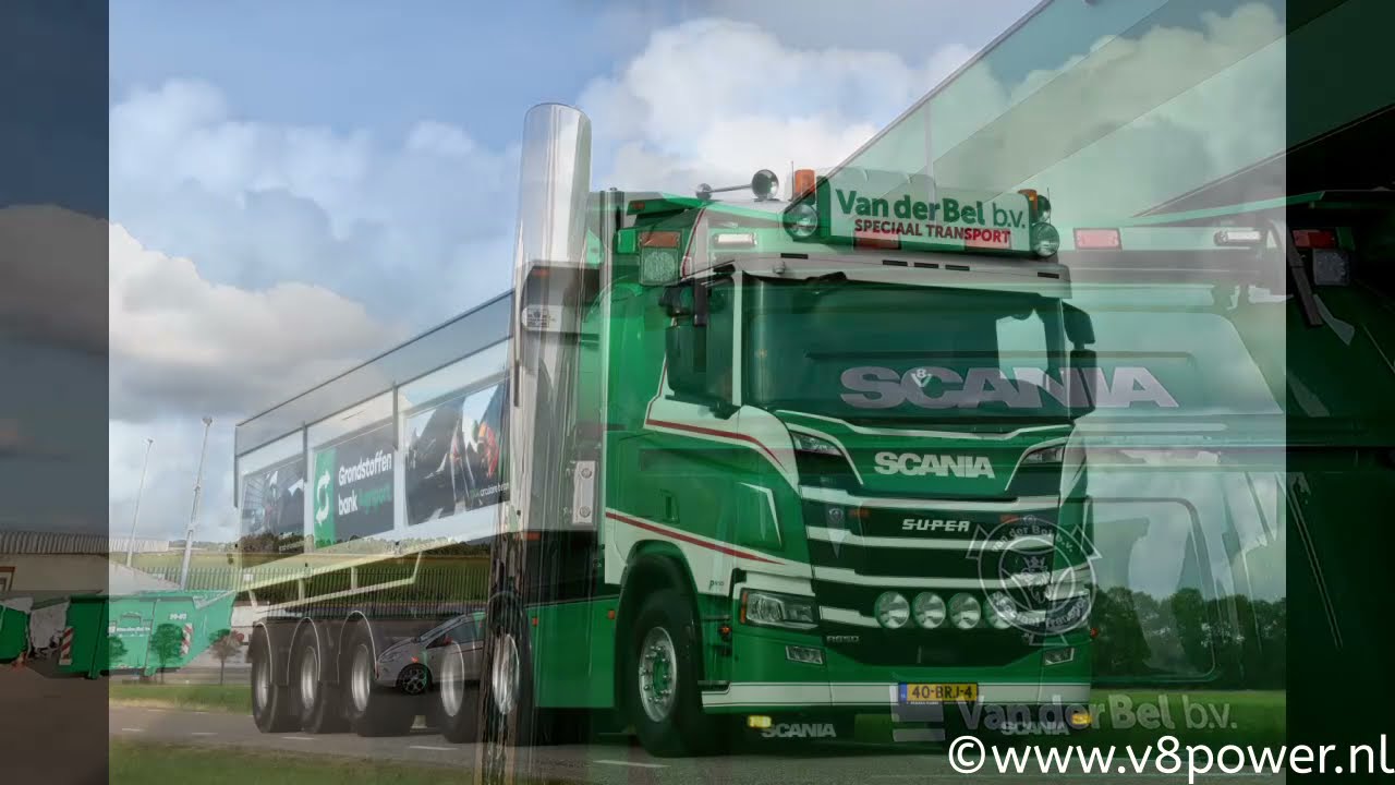 Scania R650 Van Der Bel - DB Contest + Rondje rijden met kipper