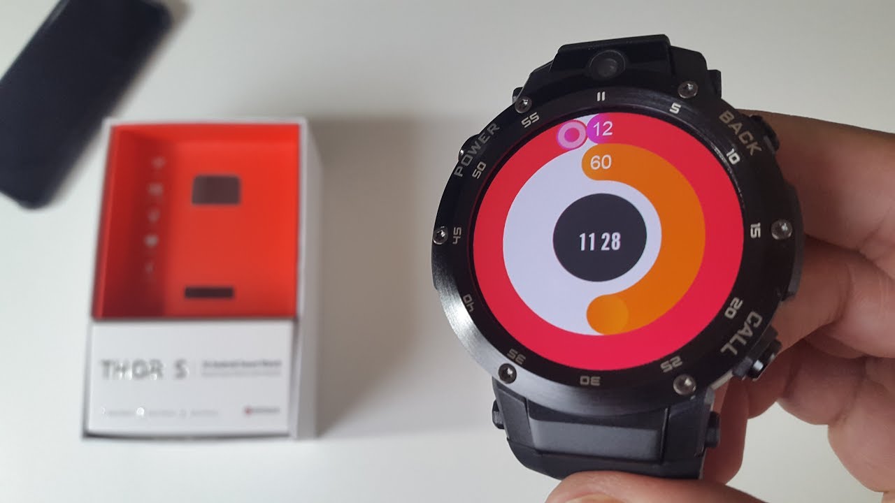 Powerful ZEBLAZE THOR S Android Smart Watch - AMOLED - 1GB + 16GB